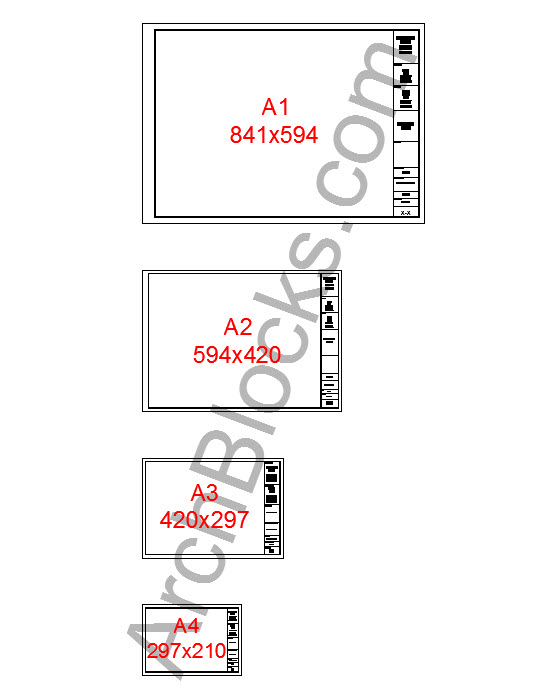 Autocad Metric Titleblocks In Paperspace Preview 7723