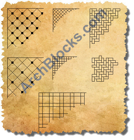 flooring patterns cad blocks free download